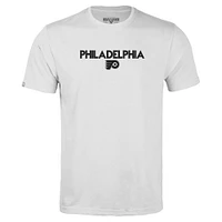T-shirt capsule Richmond City pour homme blanc Philadelphia Flyers Levelwear