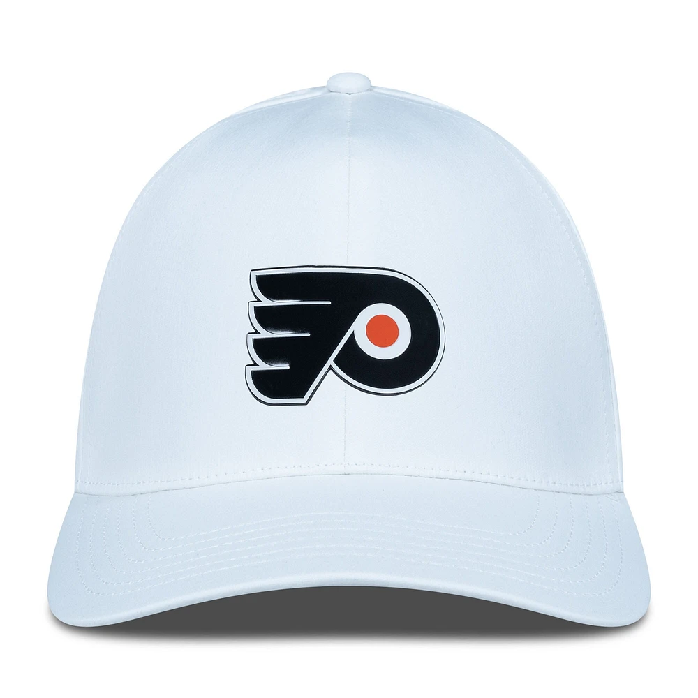 Men's Levelwear White Philadelphia Flyers Zeta Insignia Core Flex Hat