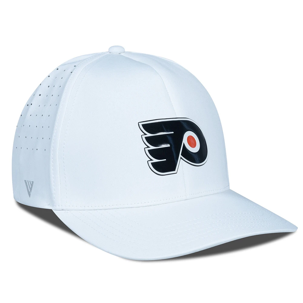 Men's Levelwear White Philadelphia Flyers Zeta Insignia Core Flex Hat