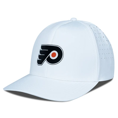 Men's Levelwear White Philadelphia Flyers Zeta Insignia Core Flex Hat