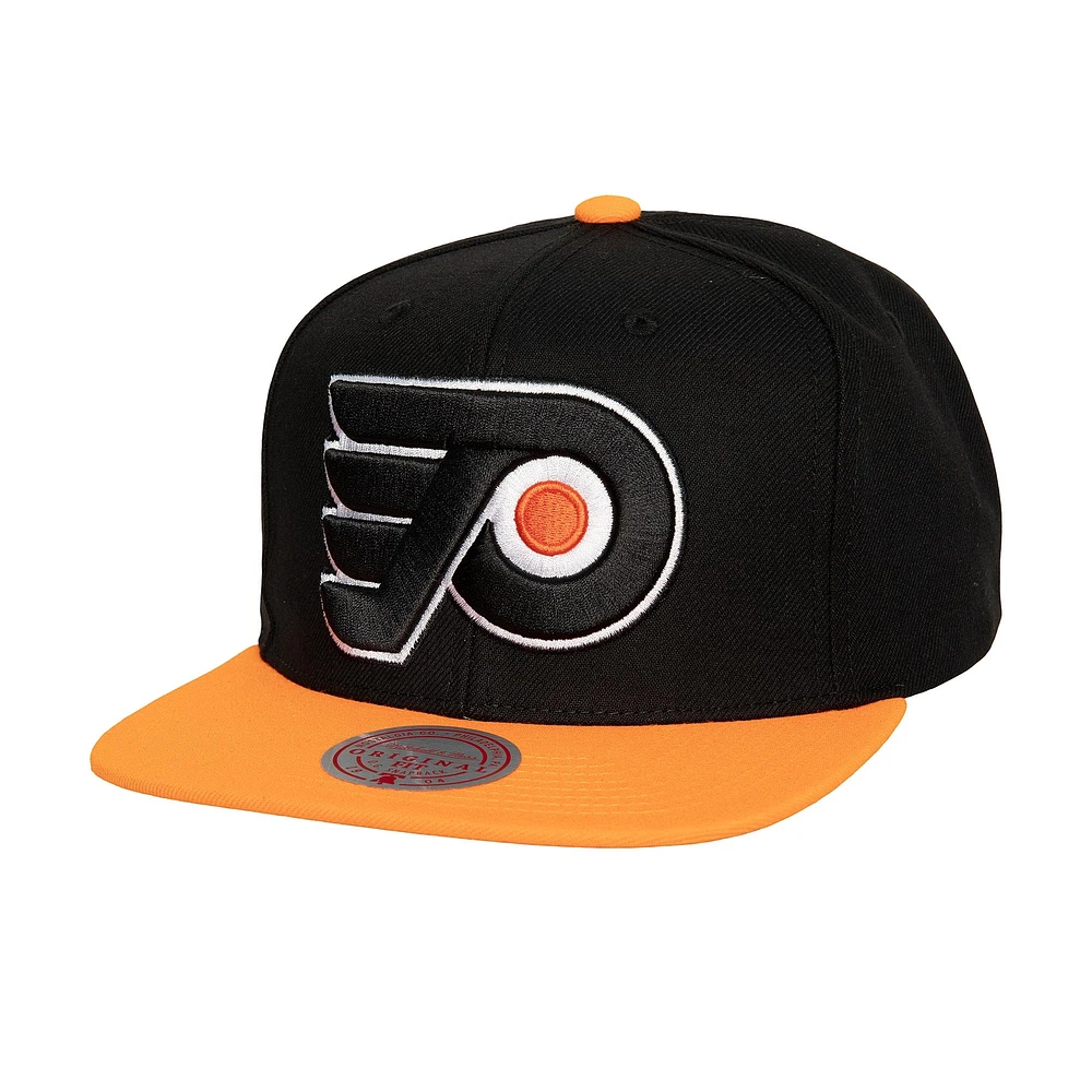 Casquette Snapback Core Team Ground 2.0 Flyers de Philadelphie noire Mitchell & Ness pour homme