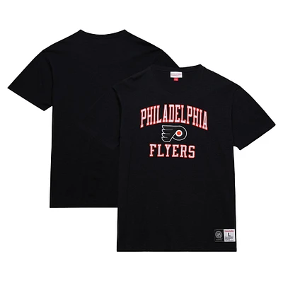 T-shirt flammé légendaire des Flyers de Philadelphie noir Mitchell & Ness pour hommes