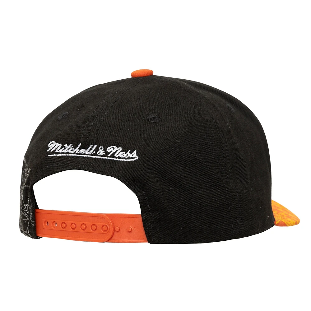 Casquette snapback noire May Flowers Pro Crown de Mitchell & Ness pour homme, des Flyers de Philadelphie