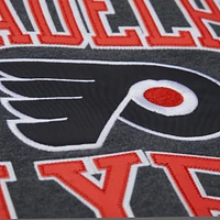 Sweat-shirt en molleton anthracite pour homme Mitchell & Ness Philadelphia Flyers Playoff Win