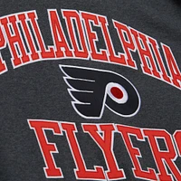 Sweat-shirt en molleton anthracite pour homme Mitchell & Ness Philadelphia Flyers Playoff Win