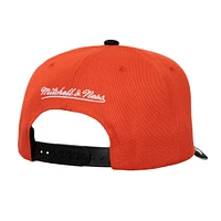 Men's Mitchell & Ness Orange/Black Philadelphia Flyers Underarch Two-Tone Pro Crown Snapback Hat