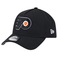 Casquette ajustable Core A-Frame 9FORTY noire des Flyers de Philadelphie de New Era pour homme