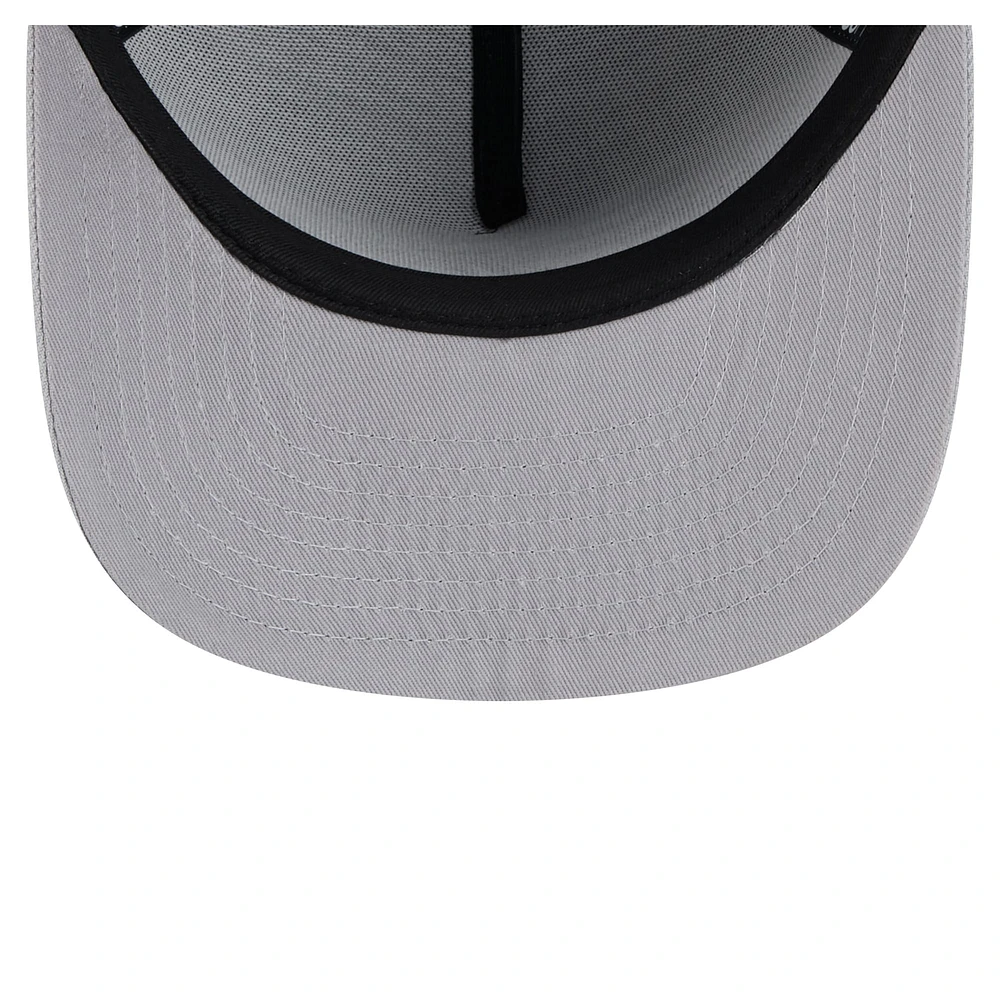 Men's New Era Gray Philadelphia Flyers Color Pack A-Frame 59FIFTY Fitted Hat