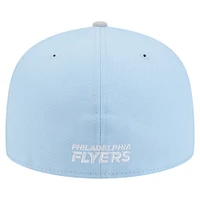 Men's New Era  Light Blue/Gray Philadelphia Flyers Color Pack Two-Tone 59FIFTY Fitted Hat