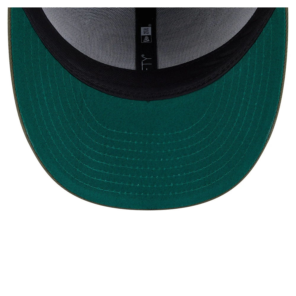 Men's New Era Olive Philadelphia Flyers Tonal Florals 59FIFTY Fitted Hat