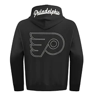 Sweat à capuche noir Pro Standard pour homme avec inscription Paint the City des Flyers de Philadelphie