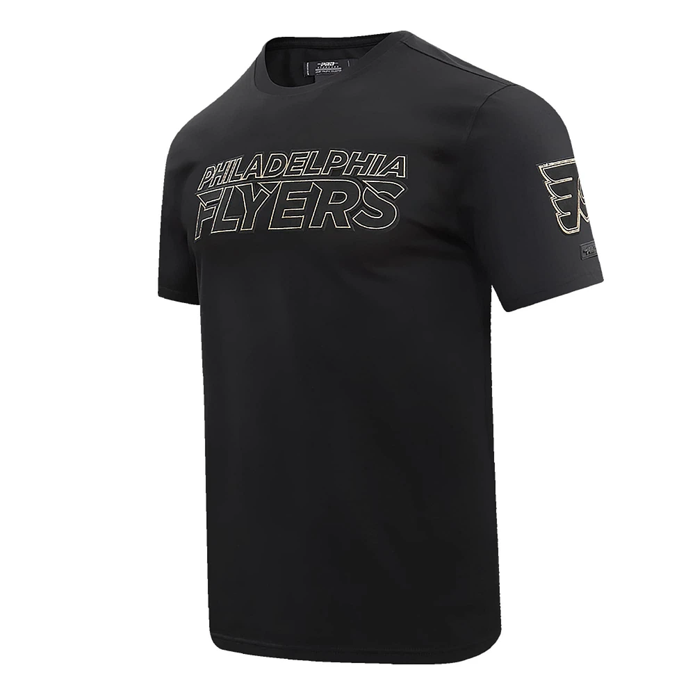 T-shirt avec logo des Flyers de Philadelphie Pro Standard noir pour hommes