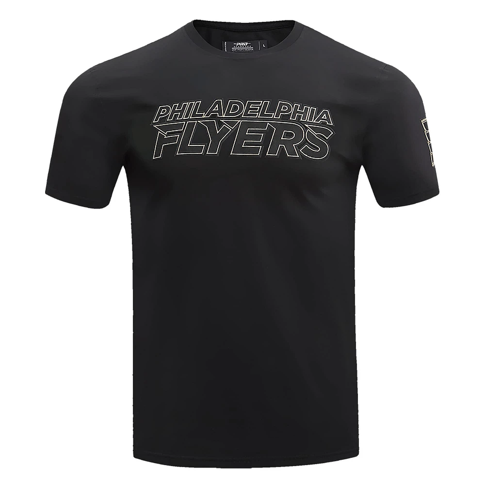 Men's Pro Standard Black Philadelphia Flyers Wordmark T-Shirt