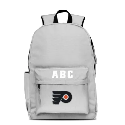 Philadelphia Flyers MOJO Personalized Campus Laptop Backpack - Gray