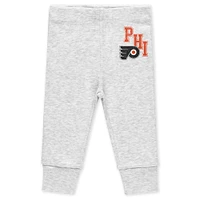 Newborn & Infant WEAR by Erin Andrews Philadelphia Flyers Turn Me Around Bodysuits Pants 3-Piece Set