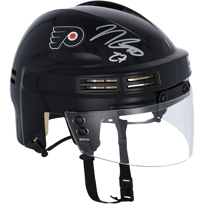 Casque mini noir autographié par Noah Cates des Flyers de Philadelphie