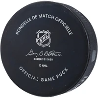 Rondelle de match officielle autographiée par Noah Cates des Flyers de Philadelphie