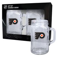 Philadelphia Flyers 2-Pack 16oz. Mason Mug Set