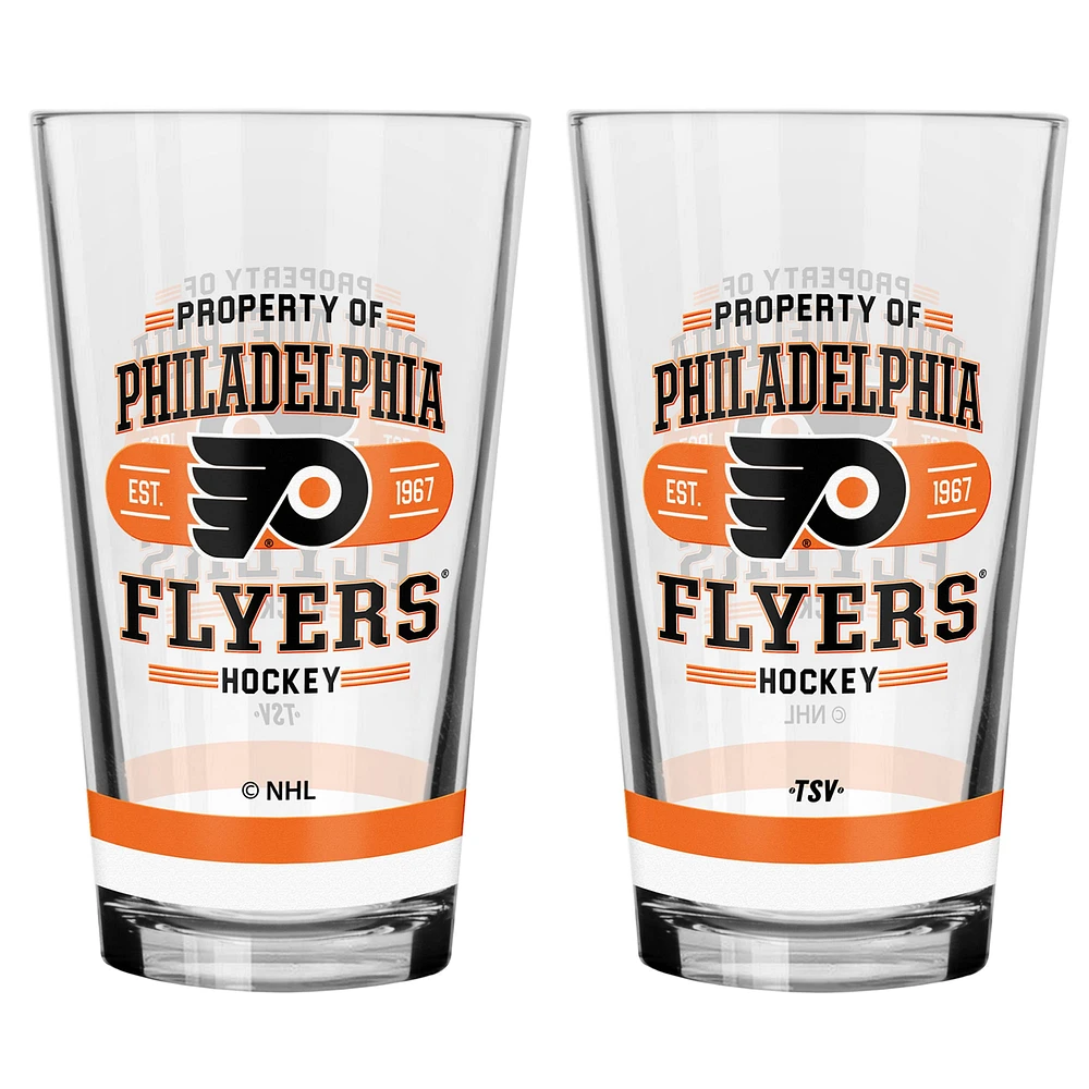 Philadelphia Flyers 2-Piece Mixing Glass Set