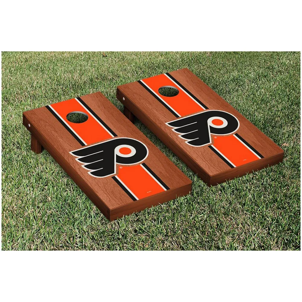 Lids Philadelphia Flyers 2' x 4' Rosewood Cornhole Board Set