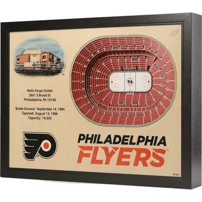 Philadelphia Flyers 25.5'' x 19.5'' 25-Layer StadiumViews 3D Wall Art