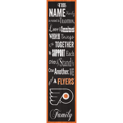 Philadelphia Flyers 6'' x 24'' Personalized Family Banner Sign