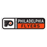 Flyers de Philadelphie - 90 `` x 23 '' sticker mural repositionnable avec logo de l'équipe