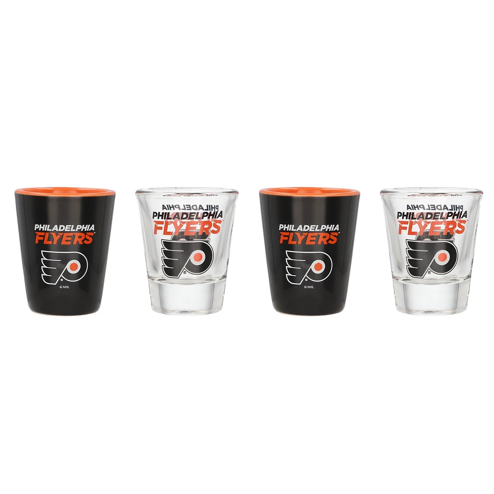 Philadelphia Flyers Four-Pack Shot Glass Set