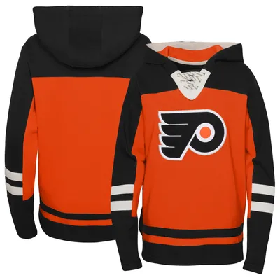 47 Philadelphia Flyers Black Superior Lacer Pullover Hoodie Size: Medium