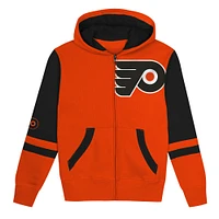 Preschool Orange Philadelphia Flyers Face Off Full-Zip Hoodie