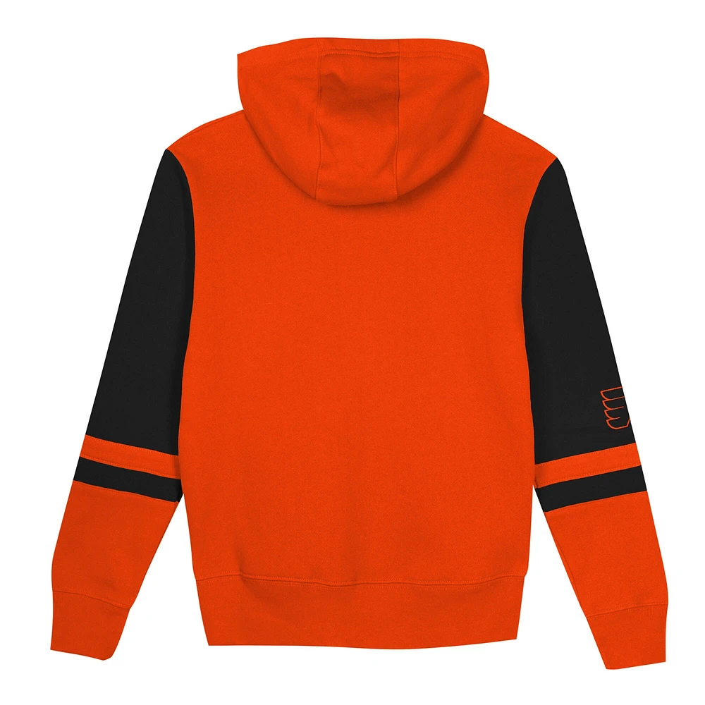 Preschool Orange Philadelphia Flyers Face Off Full-Zip Hoodie