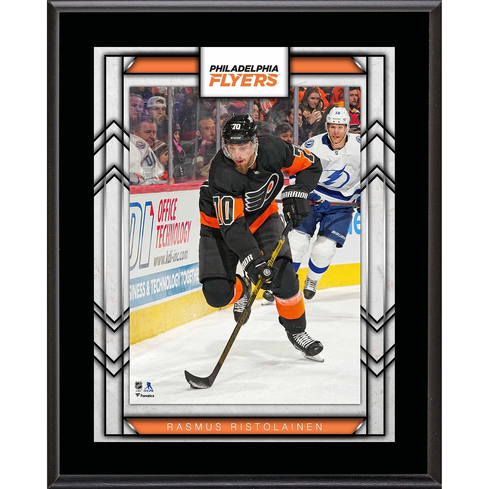 Rasmus Ristolainen Philadelphia Flyers Plaque de joueur sublimée 10,5" x 13"