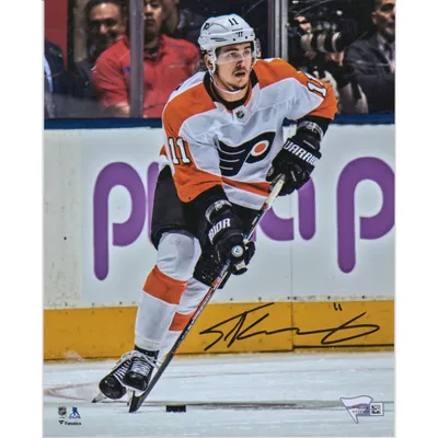 Framed Carter Hart Philadelphia Flyers Autographed Black Adidas