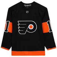 Travis Konecny ​​Philadelphia Flyers Dédicacé Noir Adidas Authentique Maillot