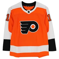 Travis Konecny ​​Philadelphia Flyers Autographié Orange Adidas Authentique Maillot