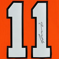 Travis Konecny ​​Philadelphia Flyers Autographié Orange Adidas Authentique Maillot