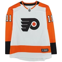 Travis Konecny ​​Philadelphia Flyers Dédicacé Blanc Fanatics Breakaway Maillot