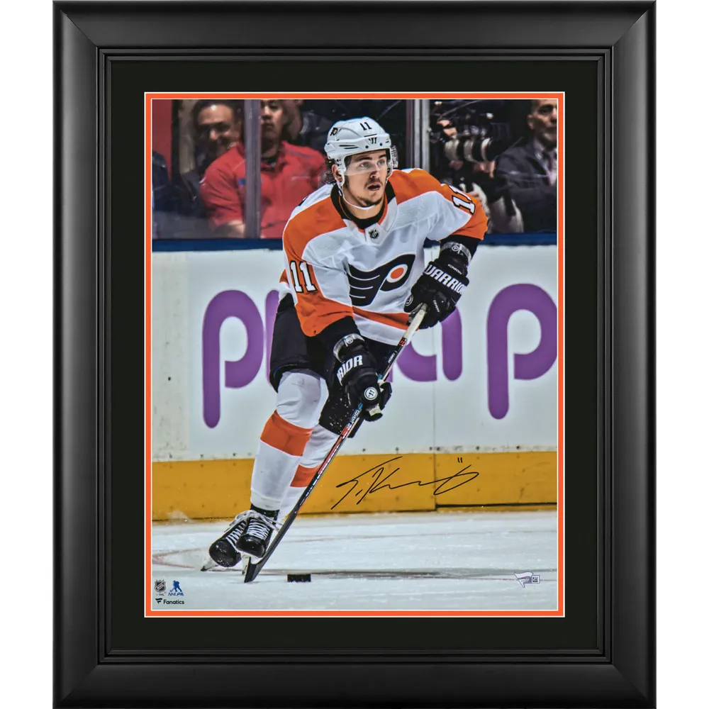 Travis Konecny Philadelphia Flyers Autographed Orange Adidas