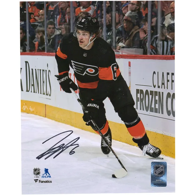 Carter Hart Philadelphia Flyers Autographed Orange Fanatics Breakaway Jersey