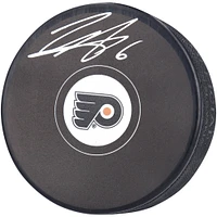Travis Sanheim Philadelphia Flyers Autographed Hockey Puck