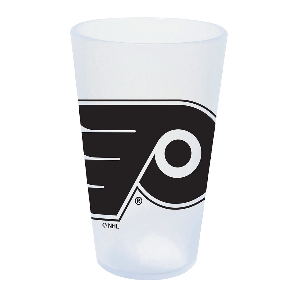 WinCraft Flyers de Philadelphie 16oz. Verre à pinte en silicone Icicle