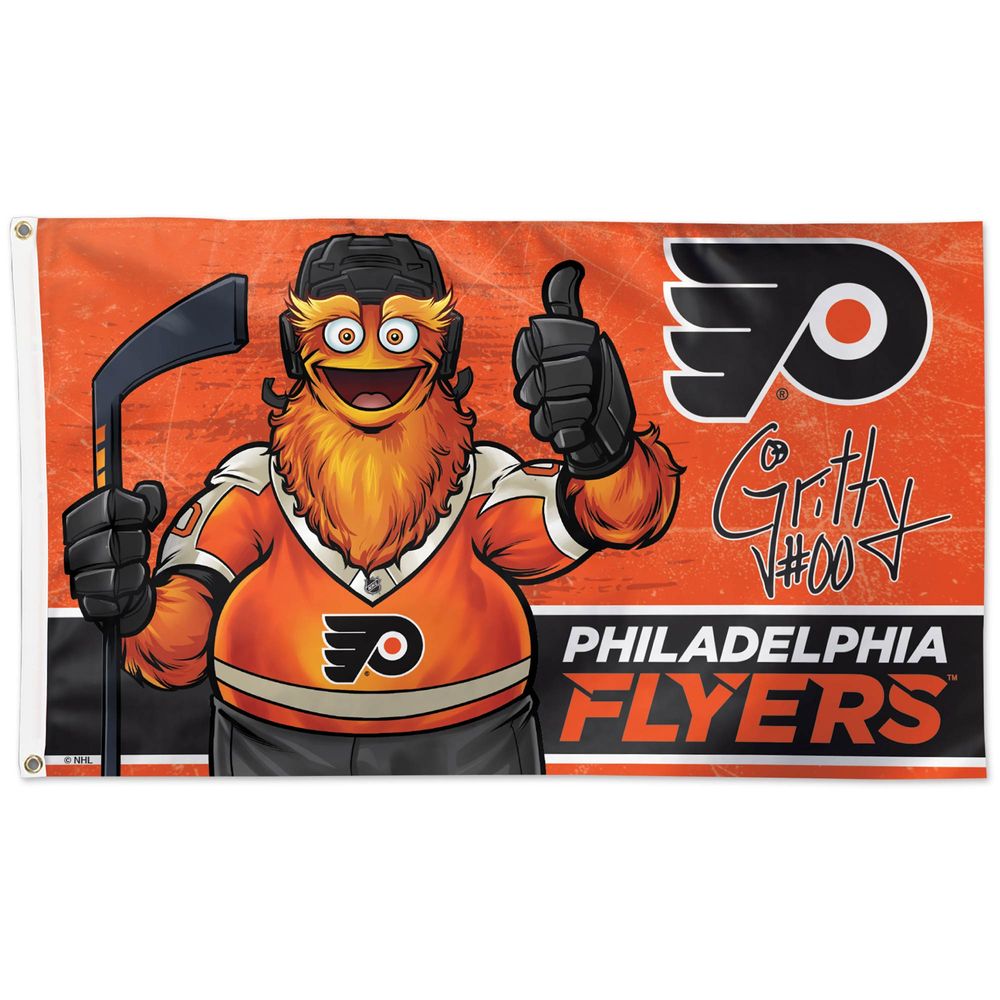 WinCraft Philadelphia Flyers 3' x 5' Gritty Deluxe - Single-Sided Flag