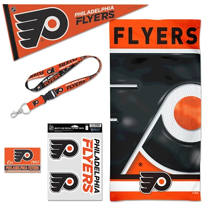 Pack d'accessoires pour fans de la maison des Flyers de Philadelphie WinCraft