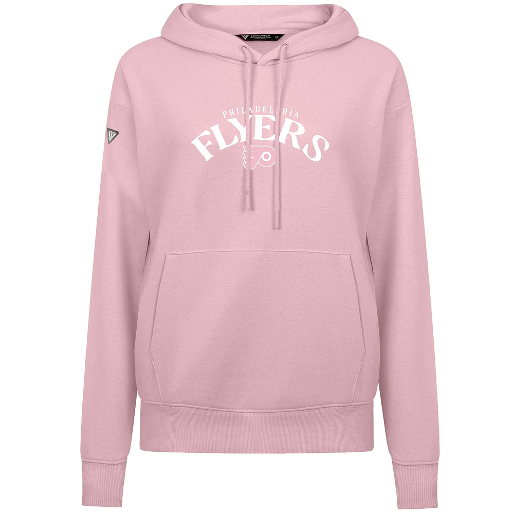 Women's Levelwear  Light Pink Philadelphia Flyers Mother's Day Adorn Pullover Hoodie