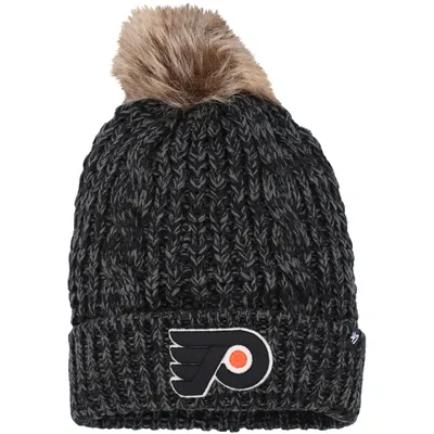 Philadelphia Flyers '47 Women's Meeko Cuffed Knit Hat with Pom - Black