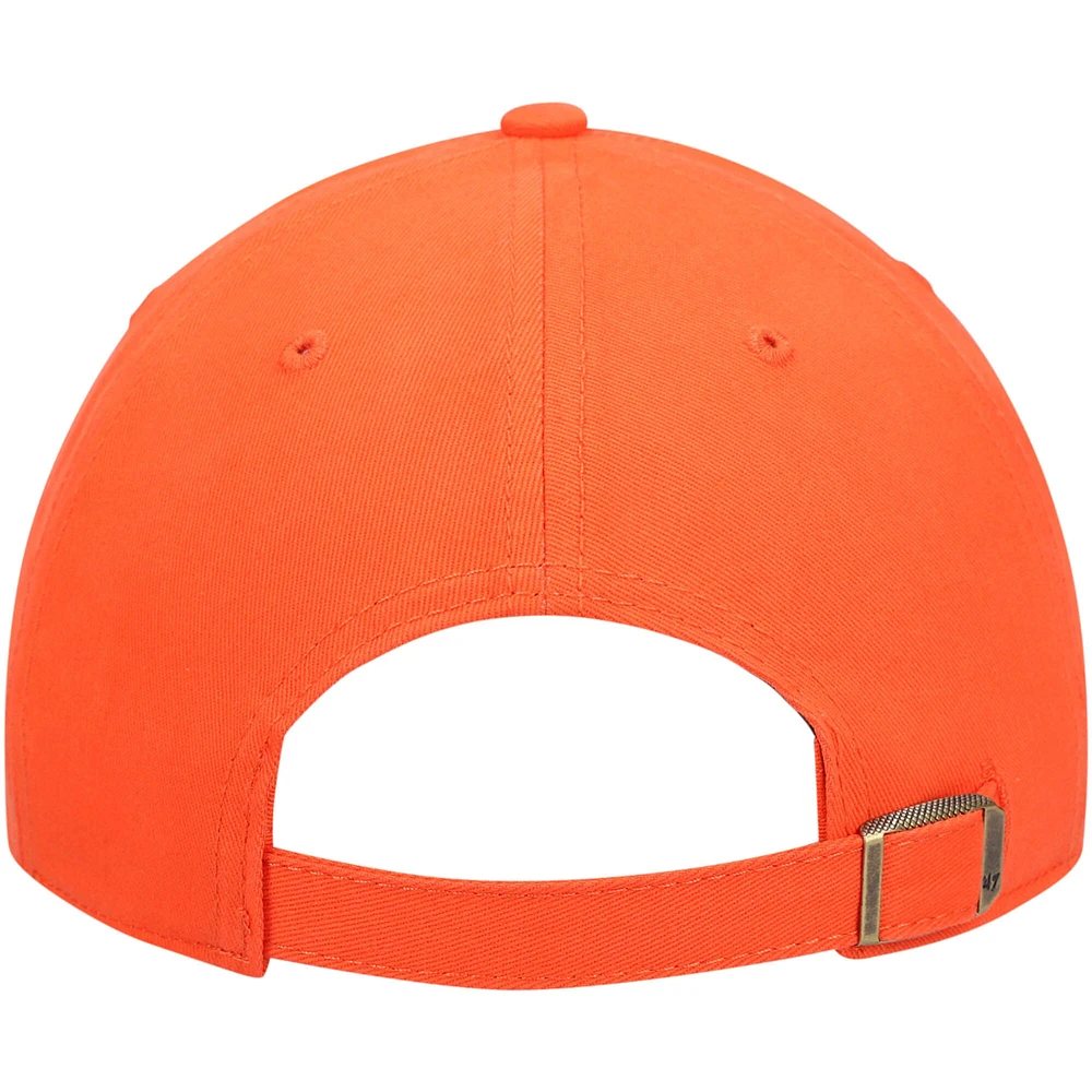 Casquette réglable Clean Up de l'équipe Miata des Flyers de Philadelphie '47 orange pour femme