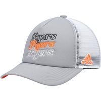 Women's adidas Gray/White Philadelphia Flyers Foam Trucker Snapback Hat