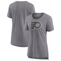 T-shirt moderne édition spéciale 2.0 des Flyers de Philadelphie Fanatics Heather Grey pour femmes