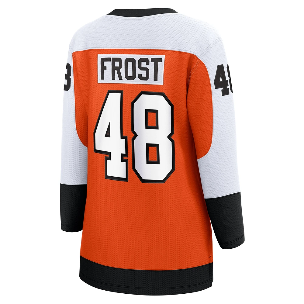 Women's Fanatics Morgan Frost Orange Philadelphia Flyers Home Breakaway Player Jersey