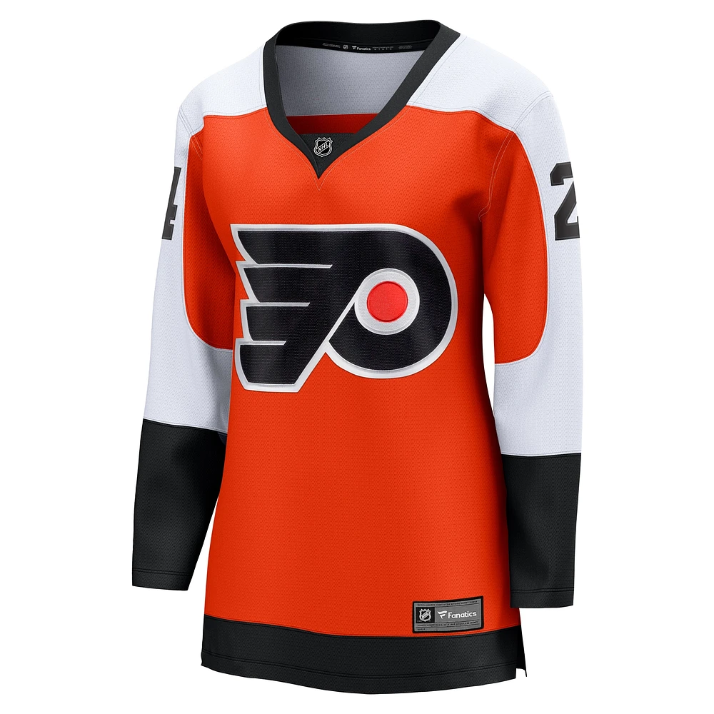 Women's Fanatics Nick Seeler Orange Philadelphia Flyers Home Breakaway Player Jersey